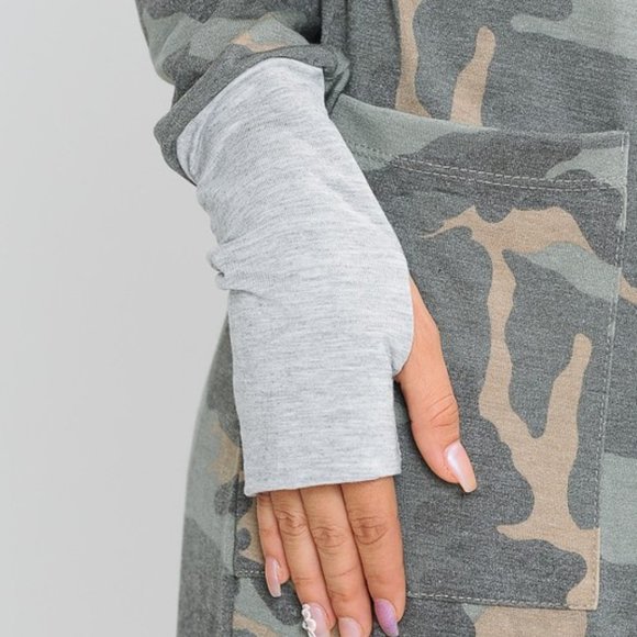 Camo print cardigan - Picture 2 of 4